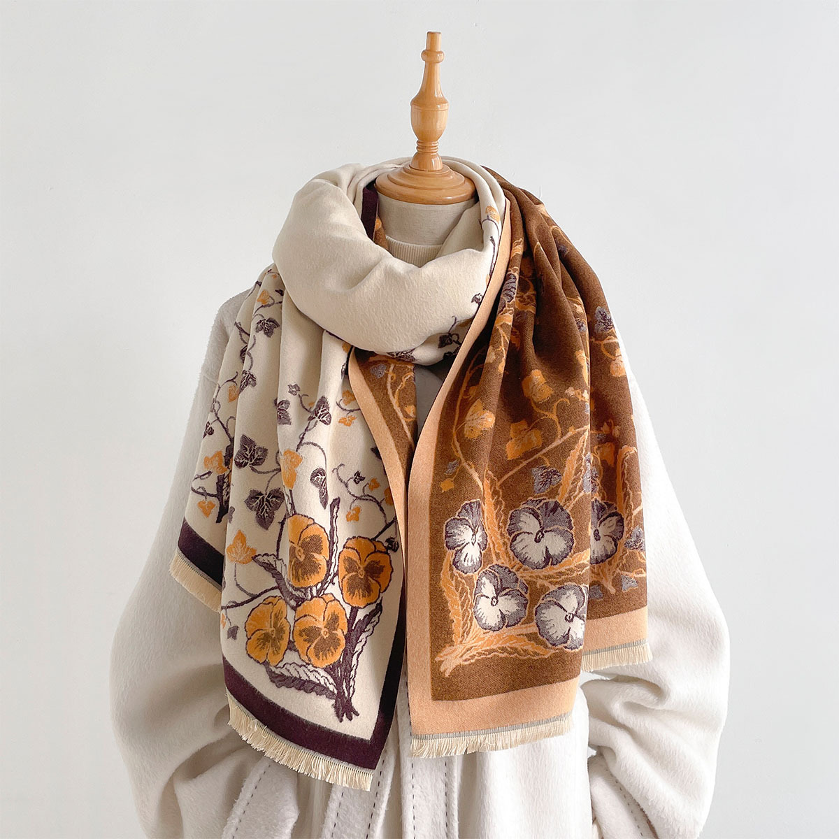 Women Imitation Cashmere Scarf - огляд і ціна Pashmina Wrap Large