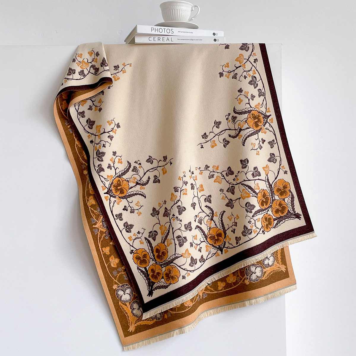 Women Imitation Cashmere Scarf - огляд і ціна Pashmina Wrap Large