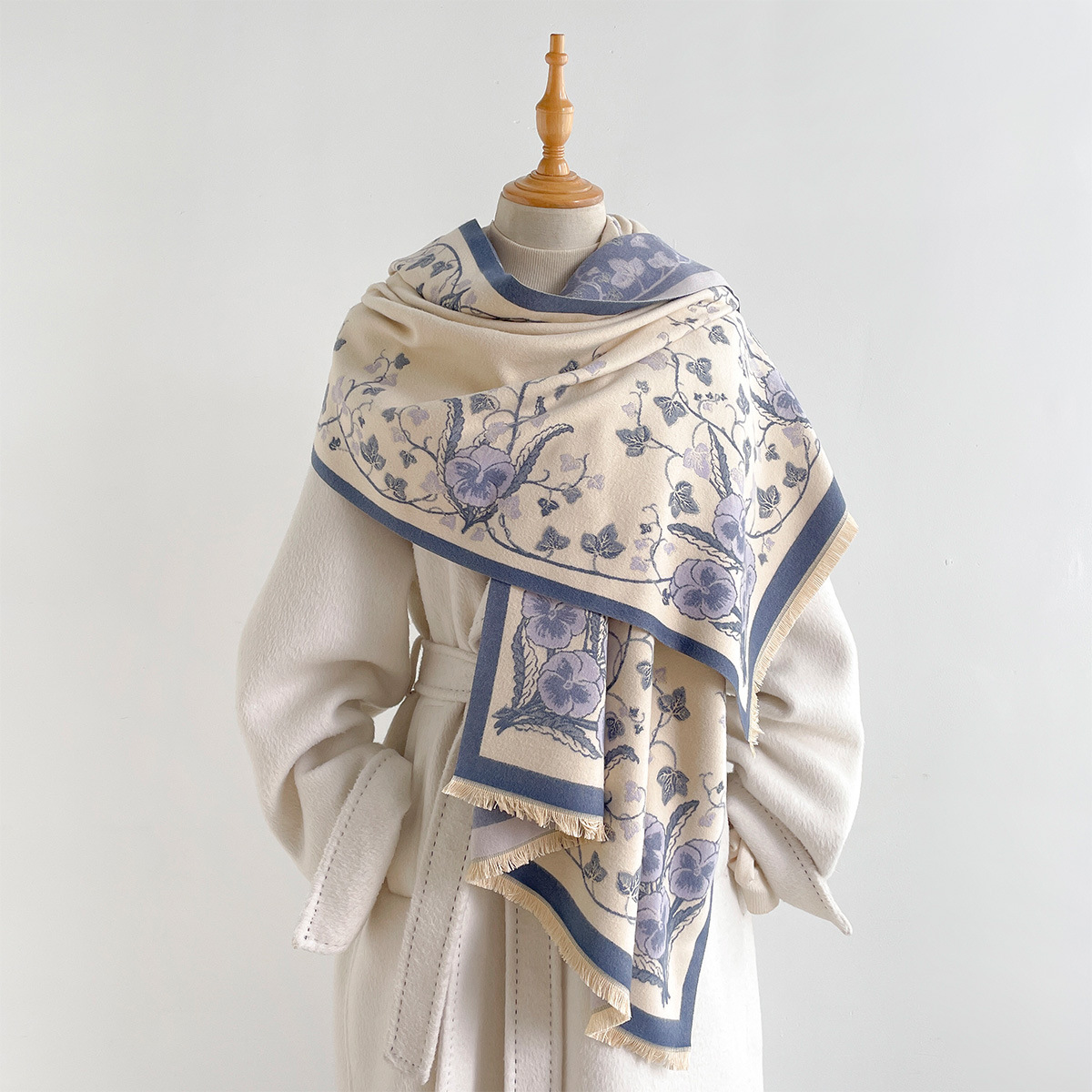 Women Imitation Cashmere Scarf - огляд і ціна Pashmina Wrap Large