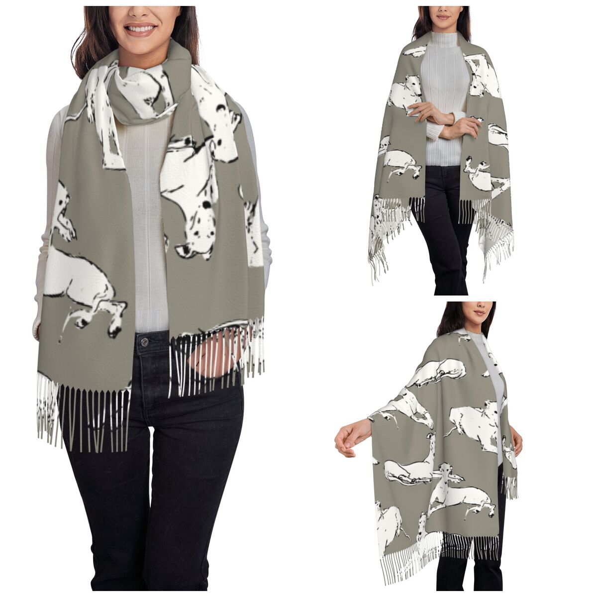 Relaxing Greyhound Whippet Sca - огляд і ціна Pashmina Wrap Large