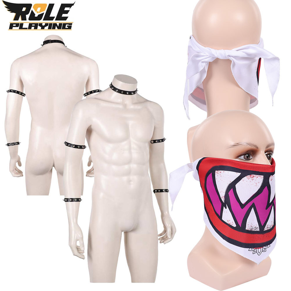 Bowser Cosplay Scarf Mask Brac - огляд і ціна Ascot Neck Scarf