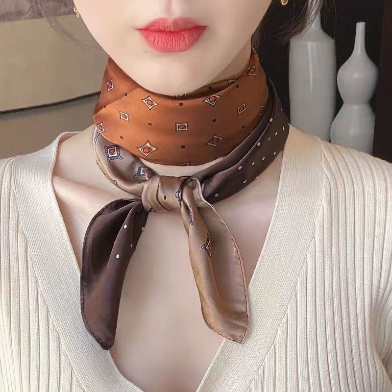 New Fashion Zebra Printed Squa - огляд і ціна Ascot Neck Scarf