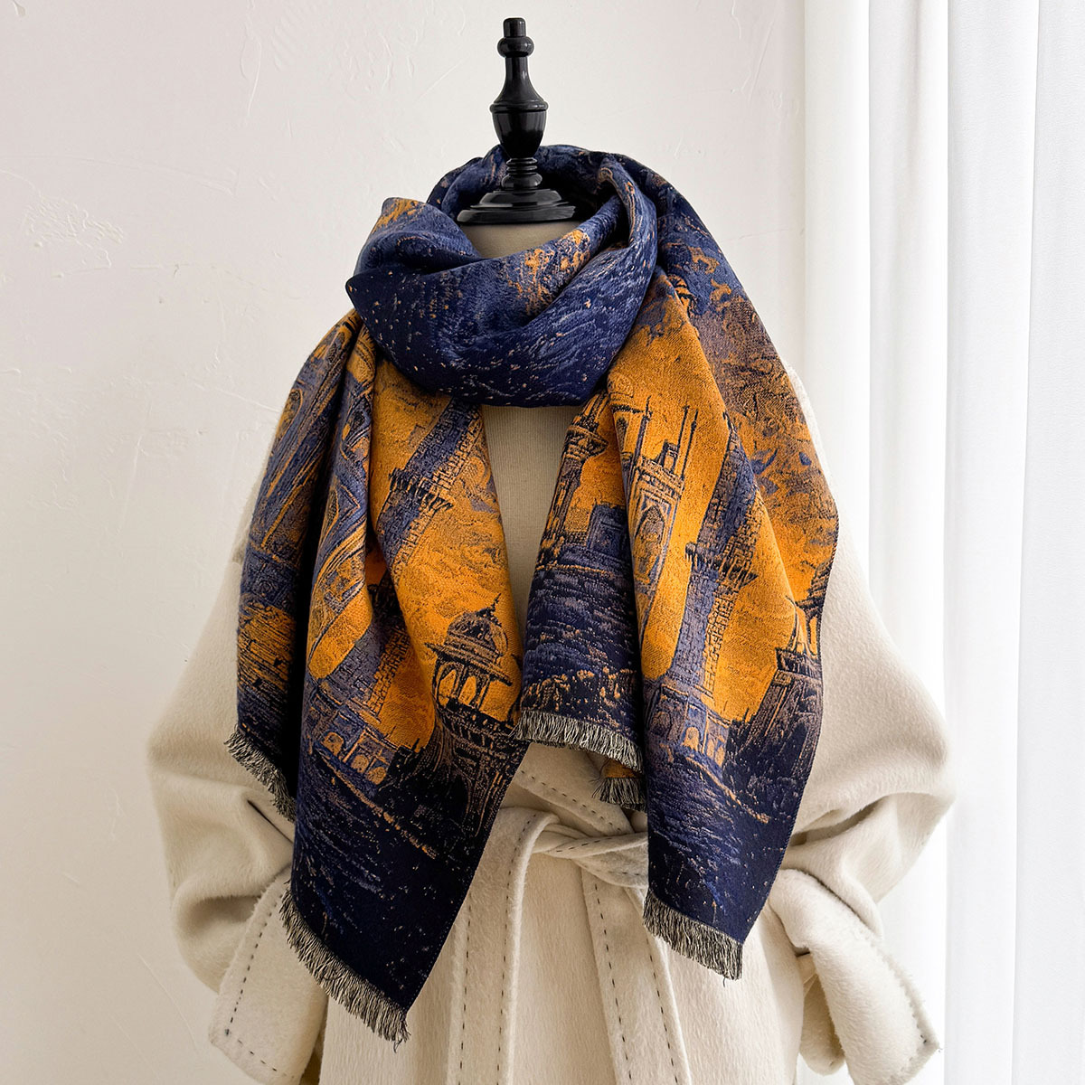 Women Fringed Imitation Cashme - огляд і ціна Pashmina Wrap Large