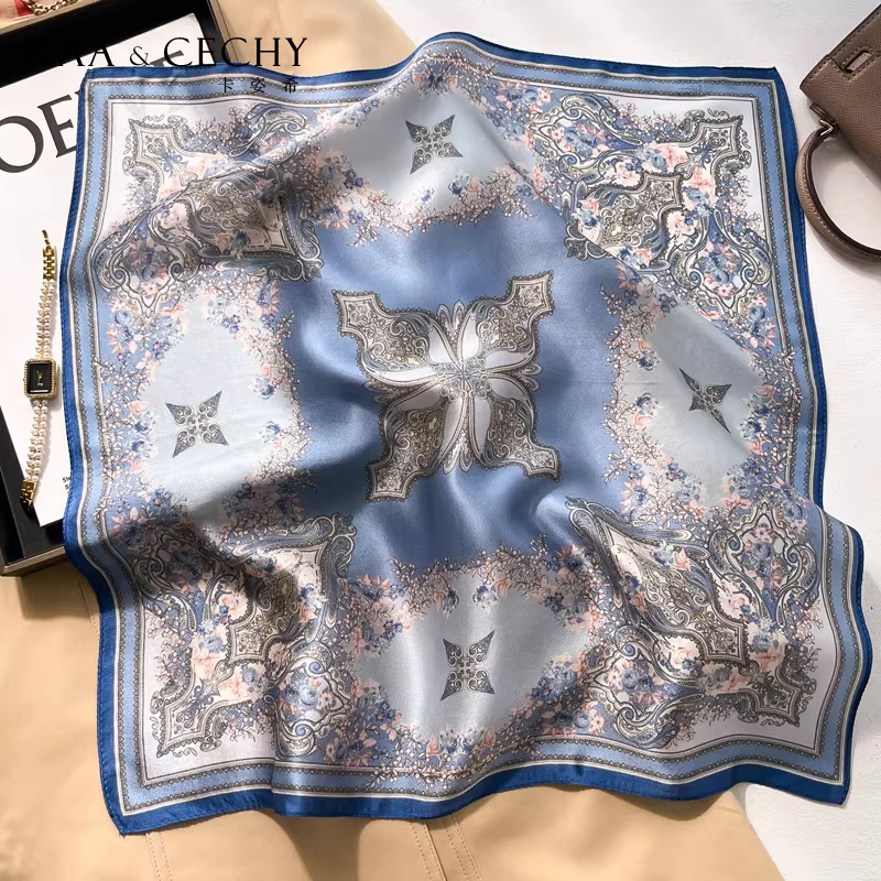 Baroque Floral 100% Mulberry S - огляд і ціна Head Wrap Turban