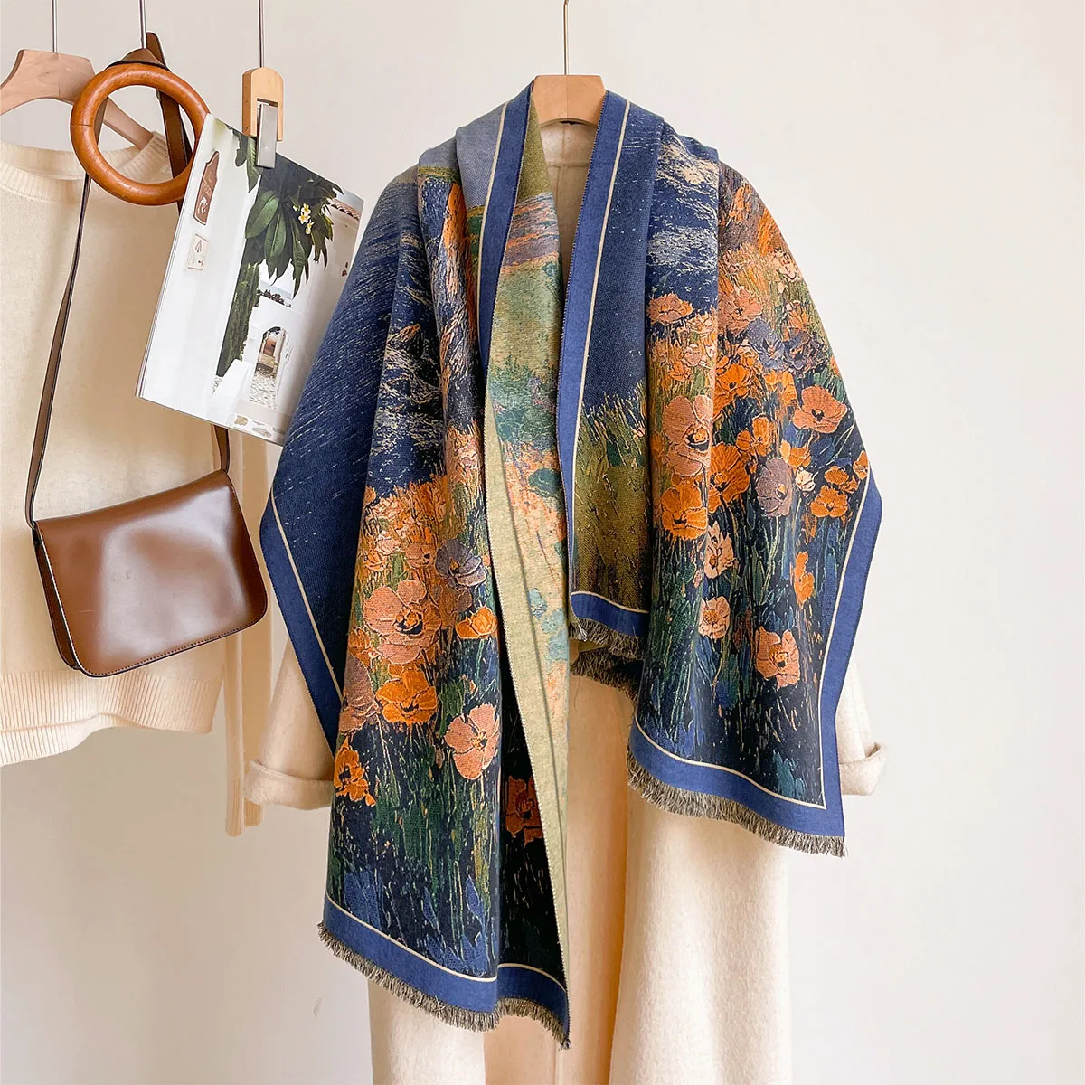 Imitation Cashmere Scarf For W - огляд і ціна Pashmina Wrap Large